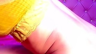 Chubby Brunette Big Boobs Dildo Masturbation