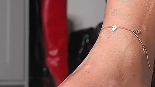 Tiny Volunteer Under My Nylon Toes - Survival Tests & Cruel Ending