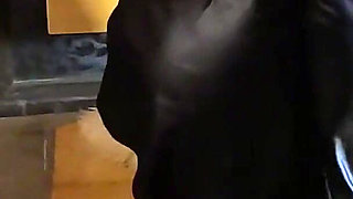 Satin Seduction on a Wooden Bench - Smoking, Masturbation & Two Cumshots on My Dress