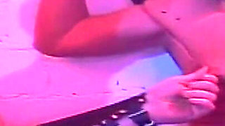 Mature Blonde Babe Devoured in Wild Club Gangbang Orgy