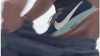 Compilation Of Daring Couple - Restaurant Public Flashing And Masturbating - Beach Exhibitionists - Risky Jerk