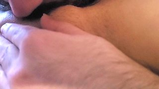 Glamour young amateur lesbos licking clit and fingering