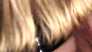 Gorgeous cougar Madison sucks 14 cocks in gloryhole