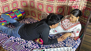 Romantic and Hot Sex, Desi Indian Couple in Love Having Real Sex
