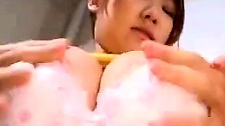 Asian Amateur with Big Tits and Nipples Sucks