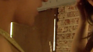 Horny couple walk out of their fancy car and bang right out there severely