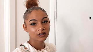 Latin Dora's sensual blow job in POV, followed by wild doggy and naughty anal action