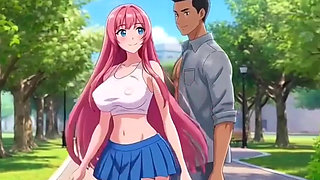 Risky Outdoor fucking with Stranger Animation 3D