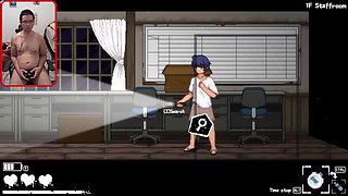 A ghost pianist girl uses my cock to penetrate her ass and.. (Houkago no Onigokko Gameplay5)