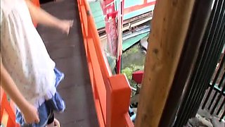 Asian teens deep throat tit job