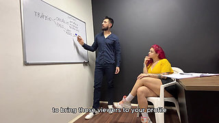 College Girl Seduced the Teacher and Pay with Her Body - Creampie at the End