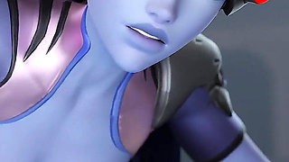 Widowmaker First Time Job as Secretary Fuck with Her Boss 3D Overwatch Porn
