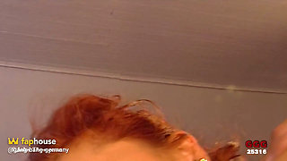 Ggg John Thompson - Redhead Drenched in Gangbang Cum