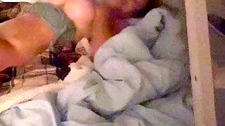 Blonde MILF blowjob & sex tape