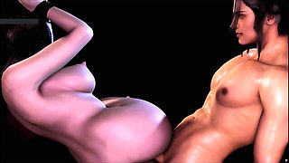 Animated Lust: Pixelated Curvy Vixen - 3D Animation Hentai