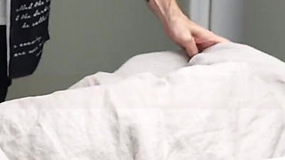 Oral Sex and Fingering Leads to Hobble Belt Bondage and a Fuck
