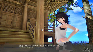 #2 [Natsunee 30 days I fell in love] For the first time! Eroge relaxing in the countryside! part2