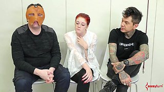 Contorted anal teen slave is butt fucked hard