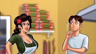 Biggest boobs, summertime saga, summertime