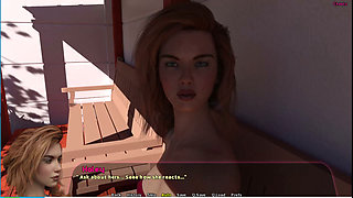 Haley Story #12 - Haley gave Johannes a blowjob. Hayley, Mr Andrew and Johannes went out and Johannes fucked Hayley hard