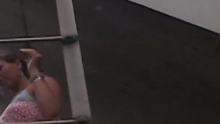 Wild Public Flashing Adventures with Two Hotties