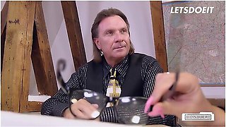 Kinky Mature Secretary Ashley Cumstar Submits To Her Boss & Rides Him Good For A Raise