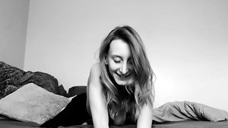 Softcore solo with Akane Ozora having fun with her clit
