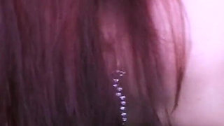 Darla Polana : Redhead secretary big cock blowjob