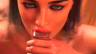 Dominos Beach 23 - Emily Coaching John Mouth to Mouth Then HJ BJ Cum on Face She Tastes It