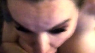 Mexicana blowjob with her big boobs