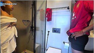 Home Alone With Stepsis (ep2) - Horny Mombasapornstar Caught Stepsis Naked In The Toilet ,guess What!