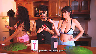 Making This 2 Georgeous Cum with Some Help (badpeach Toys Review)