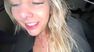 Cheating Wife Confession Surprise Blowjob at Bus Stop - Mya Lane Amateur Cuckold