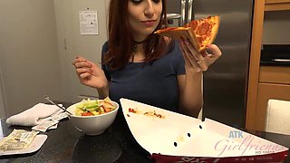 Things heat up in the hottub when April Snow masturbates before dinner by ATK Girlfriends: Porn