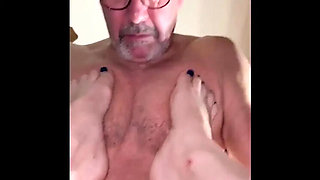 Horny Couple Play Hard: Blowjob & Foot Fetish Compilation with Big Natural Tits