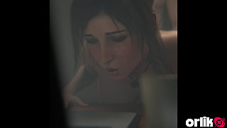 Lara Croft 3D: Big Ass Clapping Fuck in High Heels - Tomb Raider Animation