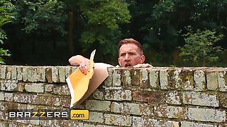 Brazzers - dark-haired caramella del x offers the mailman danny to fix her hot tub & let him nail her butt