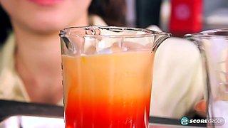 Horny Schoolgirl Kylie Quinn Cums on the Science Teacher's Desk