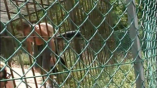 Inglese Slutty Hairy MILF Looking for Big Cocks to Get Fucked in the Park