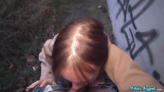 Outdoor POV from Public Agent - Sexy Redhead Spanish Fucker Paola Guerra
