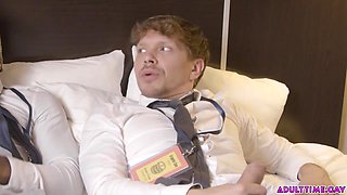 Witness what happens when 2 studs share motel guest room the last night of crypto expo