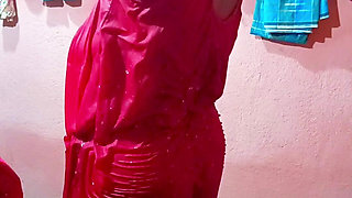 Saree Dropping After Bath Sfw