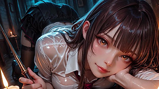 Aurelia Ravenshade Pulls Me Into a Corridor After Curfew - Ai Generated