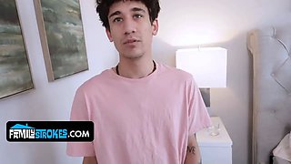 Busty pierced step-mom payton preslee nails both stepsons to keep the peace