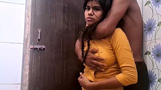 Natural Tits Indian 18 Year Old Teen Fucked In Bathroom