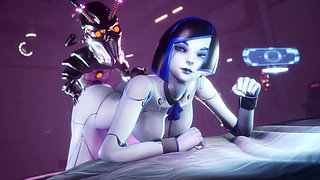 Hentai Game - Subverse - Demi Best Sex Scene - Android Woman Sex - 3D Hentai