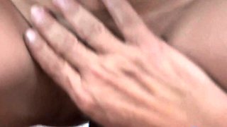 Willow Ryder works that cock with her feet while smoking