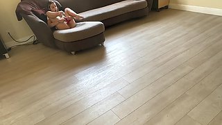 The horny stepsister really wants the cum of her stepbro during the stay