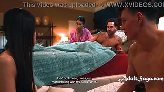 Step Family Foursome Taboo - Dana Vespoli Alexia Anders Share Bed With Step Sons Josh Rivers Ken Feels