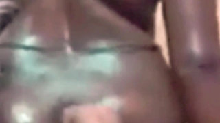 Desi Tamil Wife Renu Oiled Big Black Ass Massage by Landlord & Red Bikini Tease! Indianhotwifex